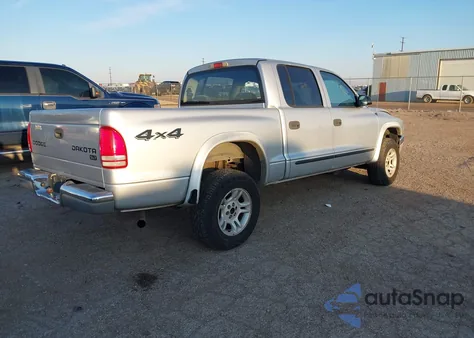 2004 Dodge Dakota Slt from USA, damaged, VIN 1D7HG48N54S691516